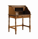 Palmetto Warm Honey Roll Top Secretary Desk