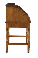 Palmetto Warm Honey Roll Top Secretary Desk