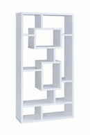 10-Shelf Bookcase White
