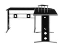 Casual Black And Silver Computer Desk