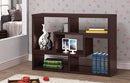 Convertible TV Console And Bookcase Cappuccino