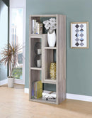 Convertable Bookcase And TV Console Grey Driftwood