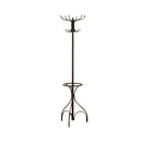 Coat Rack With 12 Hooks Black
