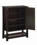 2-Door Rectangular Shoe Cabinet Cappuccino
