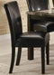 Set of 2 Parson Dining Chairs in Brown Faux Leather