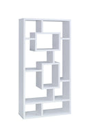 10-Shelf Bookcase White