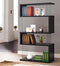 4-Tier Bookcase Black And Clear
