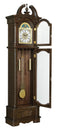 Grandfather Clock With Chime Golden Brown