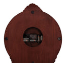 Grandfather Clock With Chime Brown Red