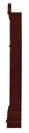 Grandfather Clock Brown Red And Clear