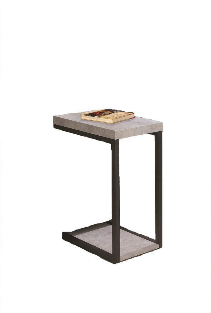 Accent Table Cement And Black