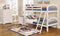 Ryder Twin Over Twin Bunk Bed in White Finish