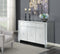 Fueyes 3-Drawer Accent Cabinet Silver